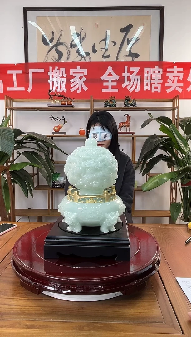树脂仓库搬家摆件04