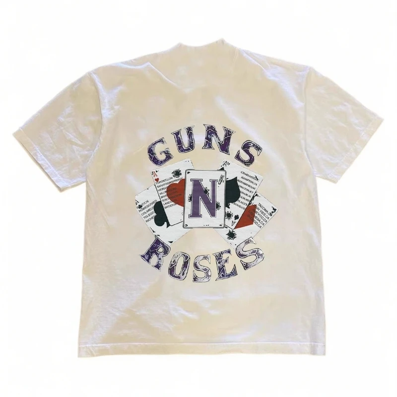 短袖t恤男国潮印花圆领重磅230Gins美式潮流夏季新款休闲半袖宽松