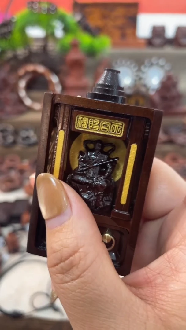 木枣木玉化真武佛龛