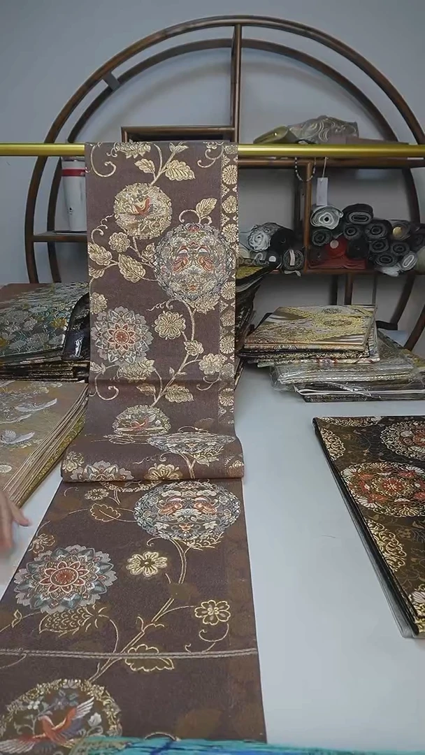 织绣143西阵织六通宝相花