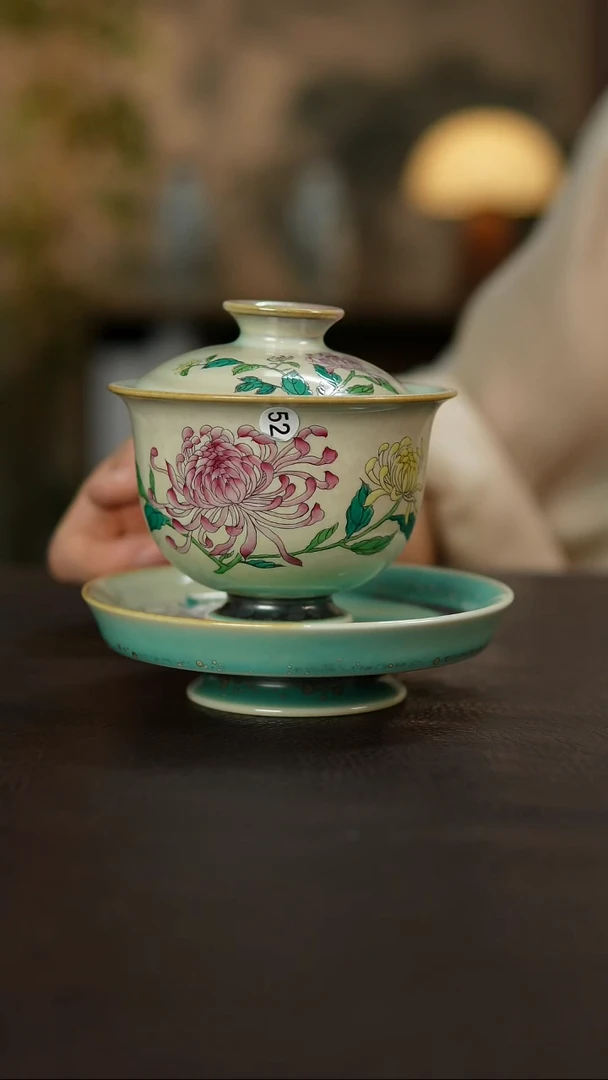 杯景德镇陶瓷杯碗柴烧多人