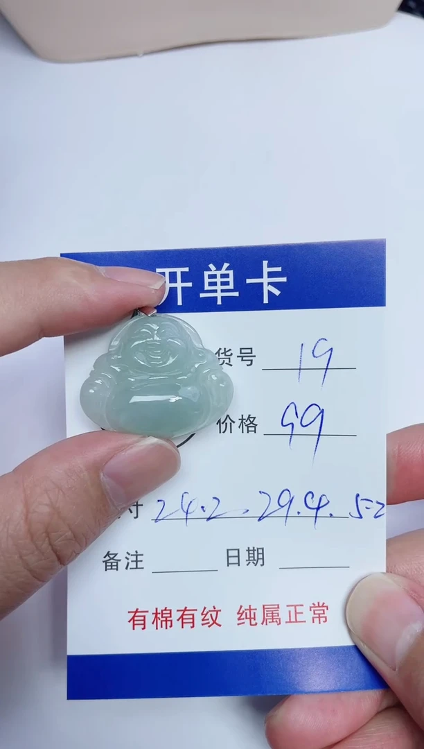 吊坠(赠链)银S925镶嵌翡翠19