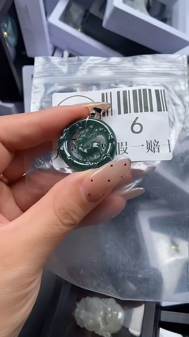 吊坠(不含链)未镶嵌翡翠6