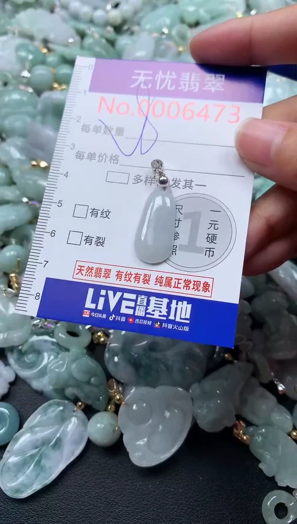 颈饰未镶嵌翡翠6473
