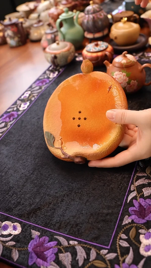 茶壶紫砂段泥储水壶承