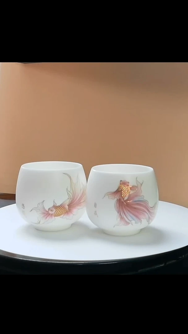 对杯悠然自在情侣对杯礼盒装