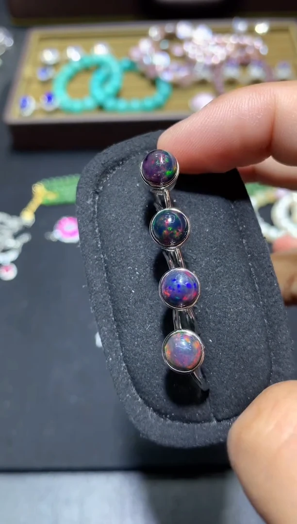 未镶嵌欧泊戒指W23【多样性发其一】