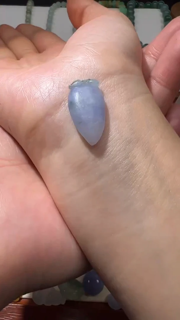 未镶嵌定制翡翠冰浓紫瓜瓜