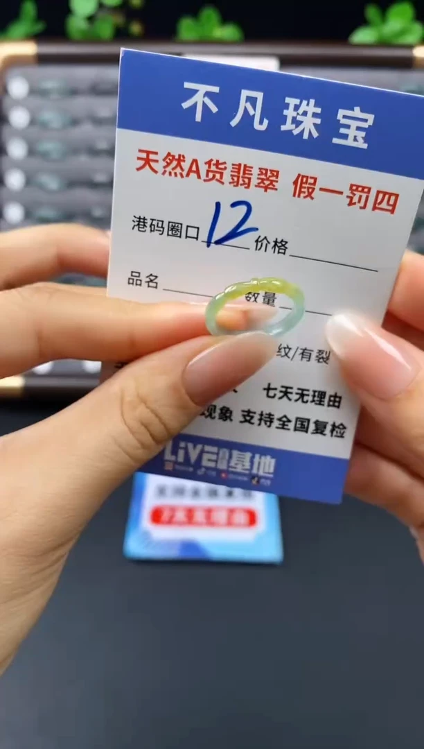 未镶嵌戒指翡翠天然A货翡翠038
