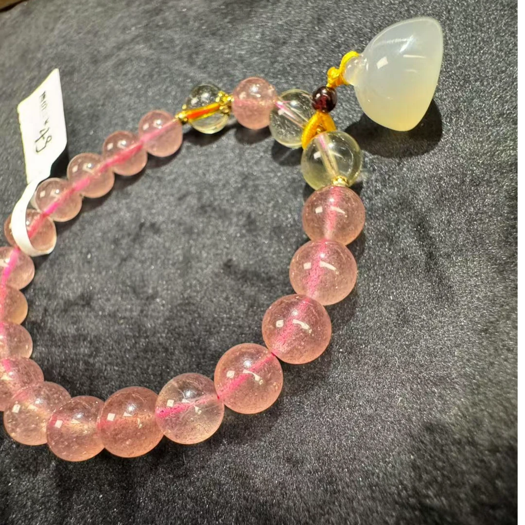 粉草莓吊莲蓬 寓意圣洁清净