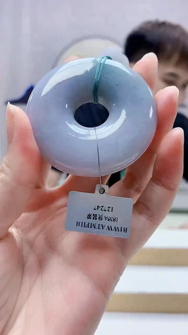 未镶嵌定制翡翠4868zm-毛货挂件扣子58