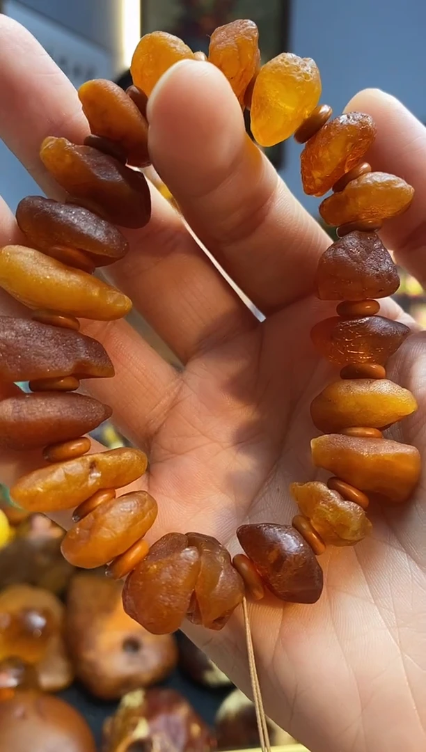手串琥珀未镶嵌手串