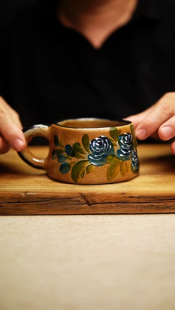 @@陶园瓷舍@@纯手工手绘@高温釉下彩