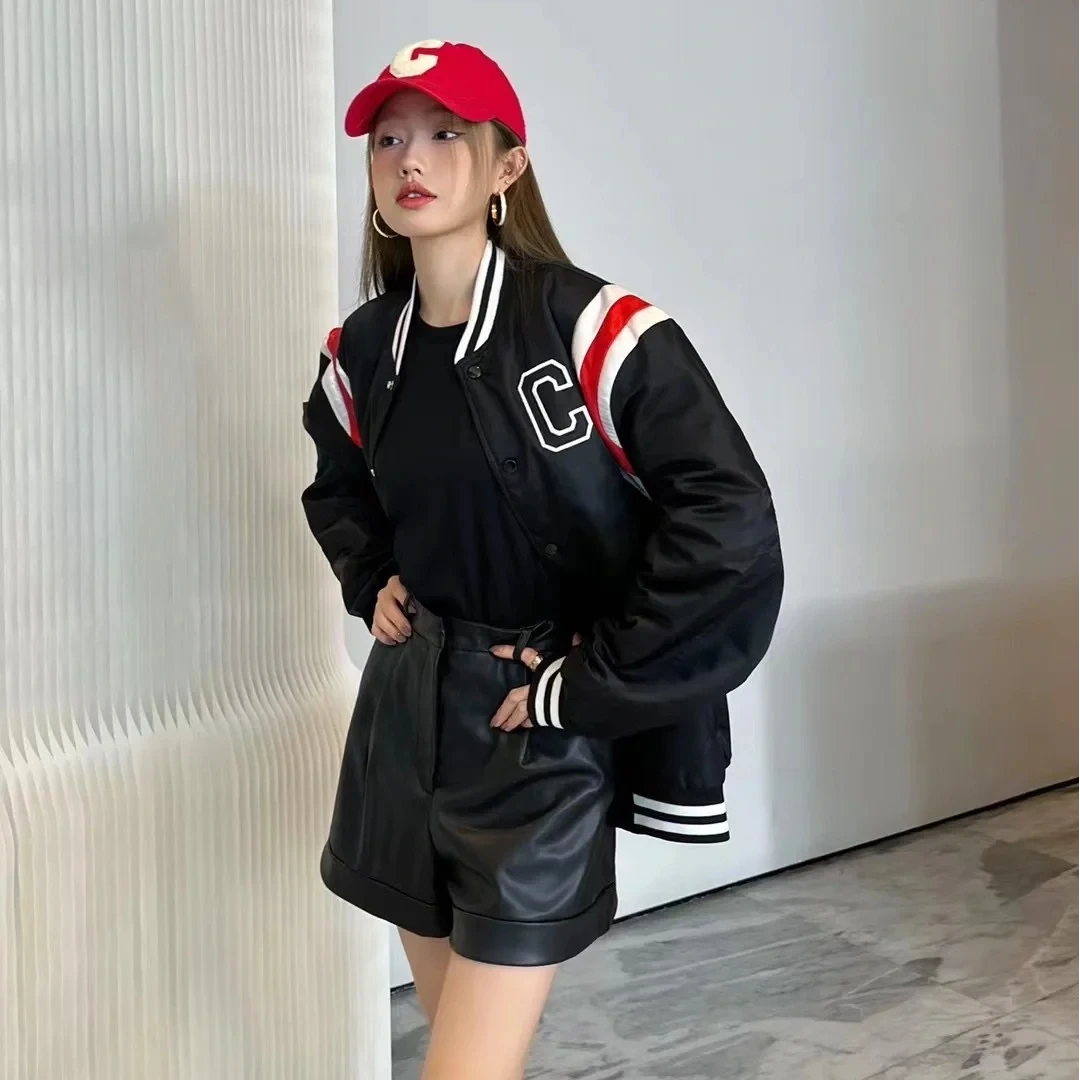 99新 Celine/思琳 SS23 字母印花飞行员夹克外套 46码