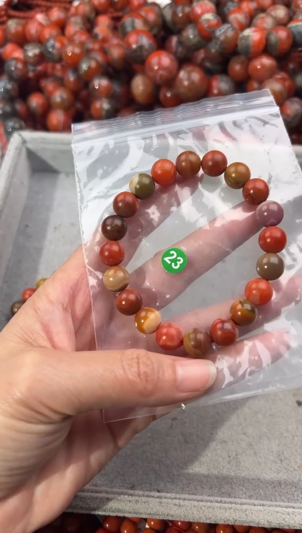 南红玛瑙手串未镶嵌10