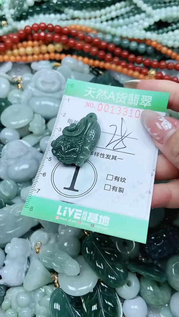 颈饰未镶嵌翡翠翡翠