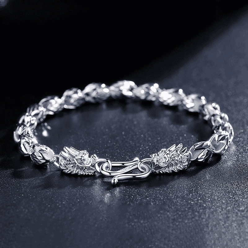 足银手链足银手链足银手链首饰2025年手链男款轻奢生日礼物百搭