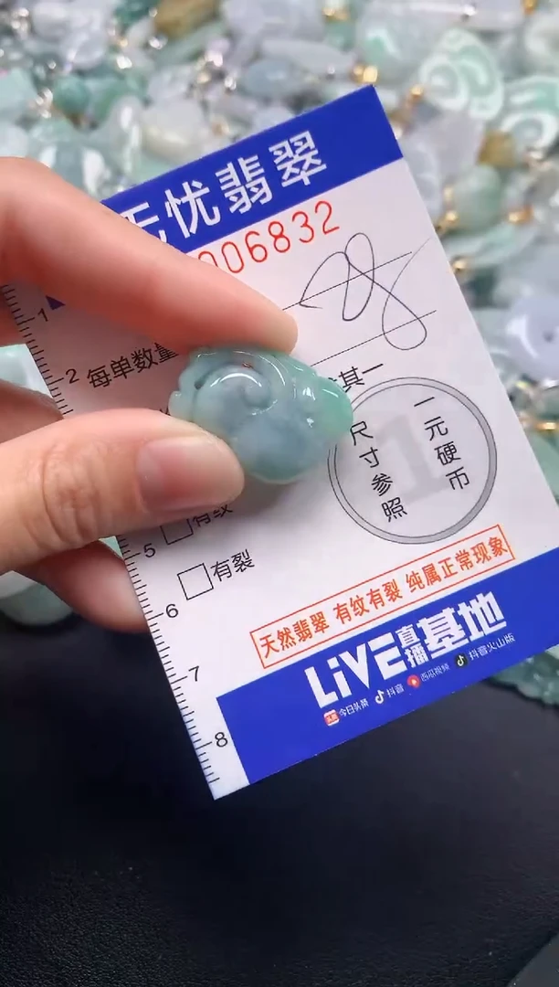 颈饰未镶嵌翡翠6832