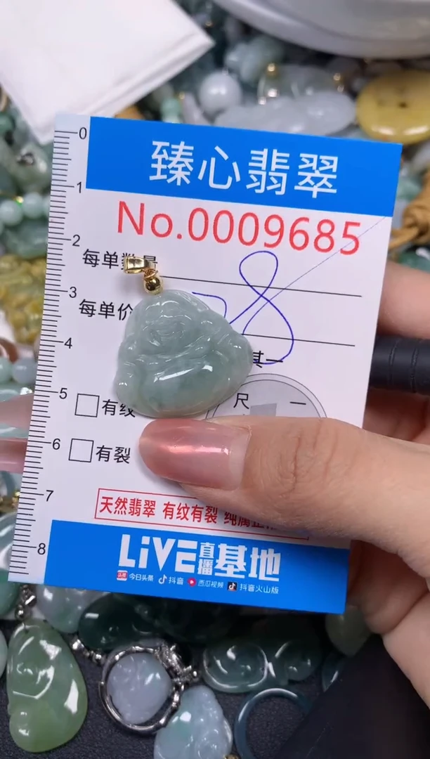 【闪购商品】翡翠颈饰未镶嵌含绳0009685