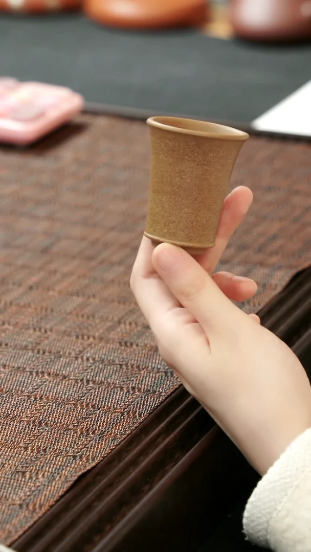 茶壶紫砂闻香杯  段泥