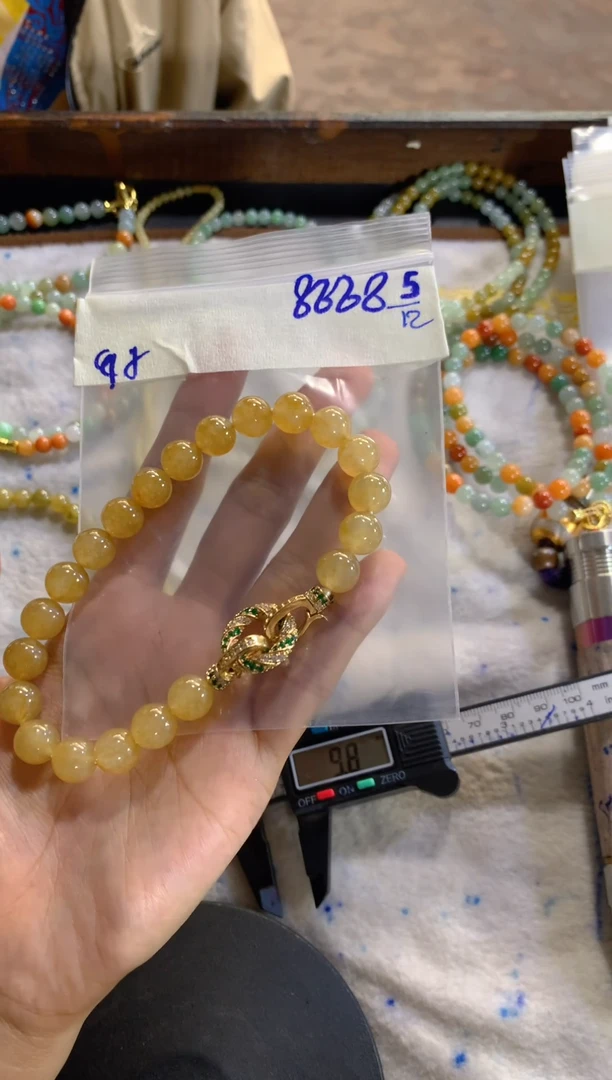 未镶嵌珠串定制翡翠天然缅甸翡翠