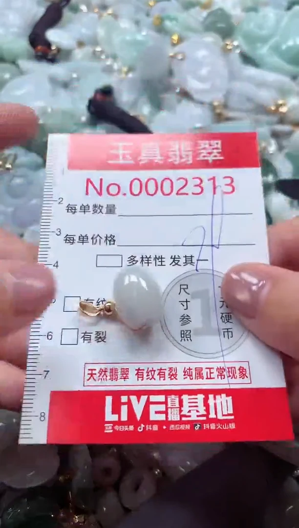 吊坠(不含链)未镶嵌翡翠2313
