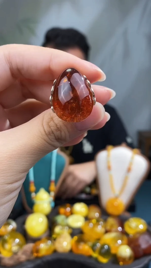 裸石琥珀未镶嵌基地发货 一物一证 顺丰包邮