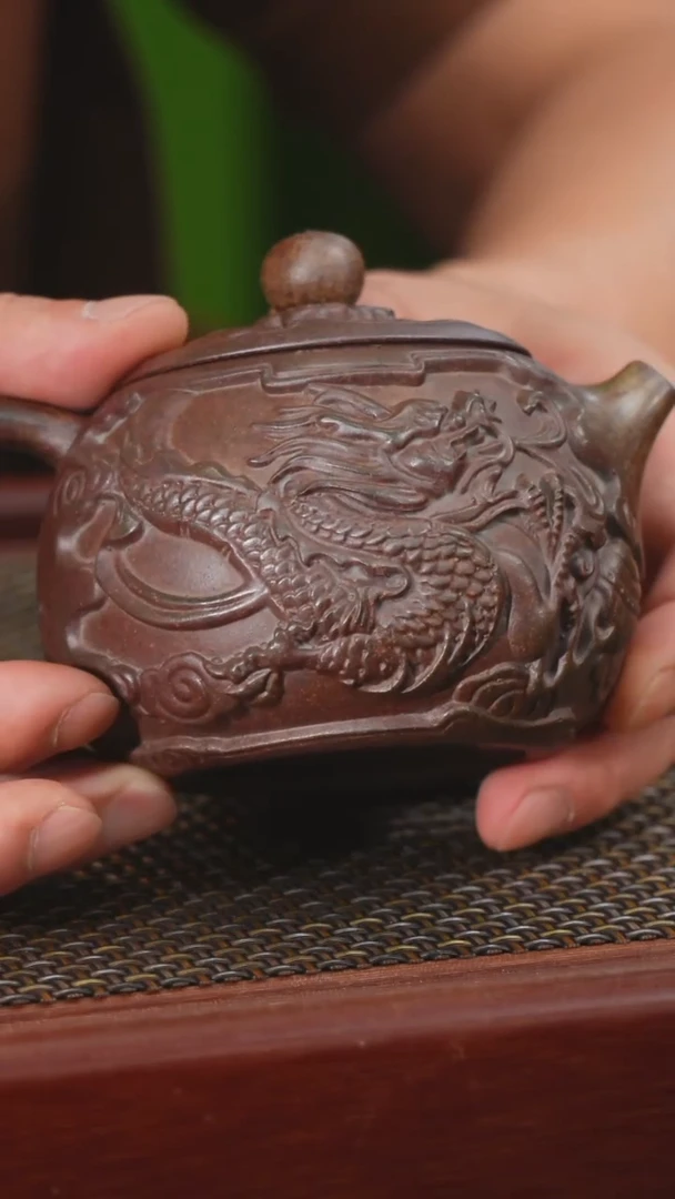 紫砂茶宠宜兴原矿紫砂壶