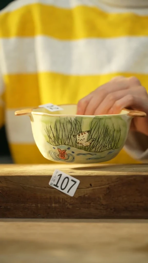 【闪购商品】瓷片新品！喵喵设计师款卡通系列！！！