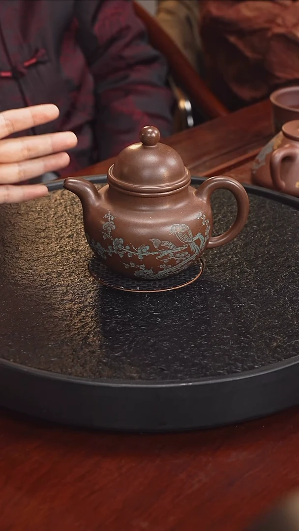 茶壶紫砂邵德华 寿珍掇球37 黑极星 450毫升