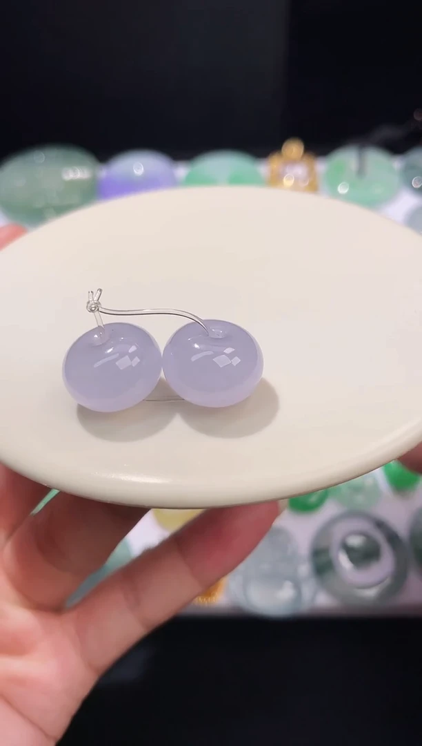 颈饰未镶嵌翡翠【40】一对