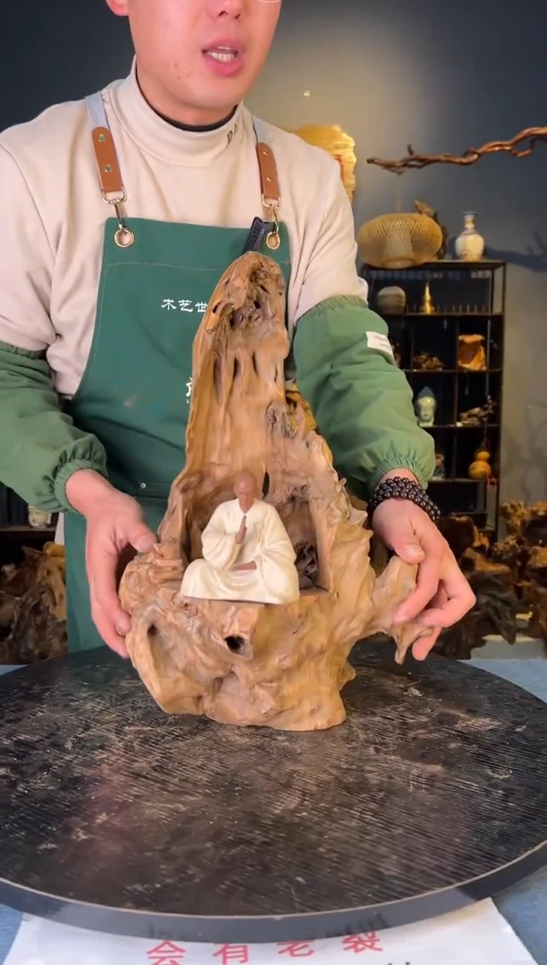 【闪购商品】木卢师傅根艺作品(不包含人物摆件）