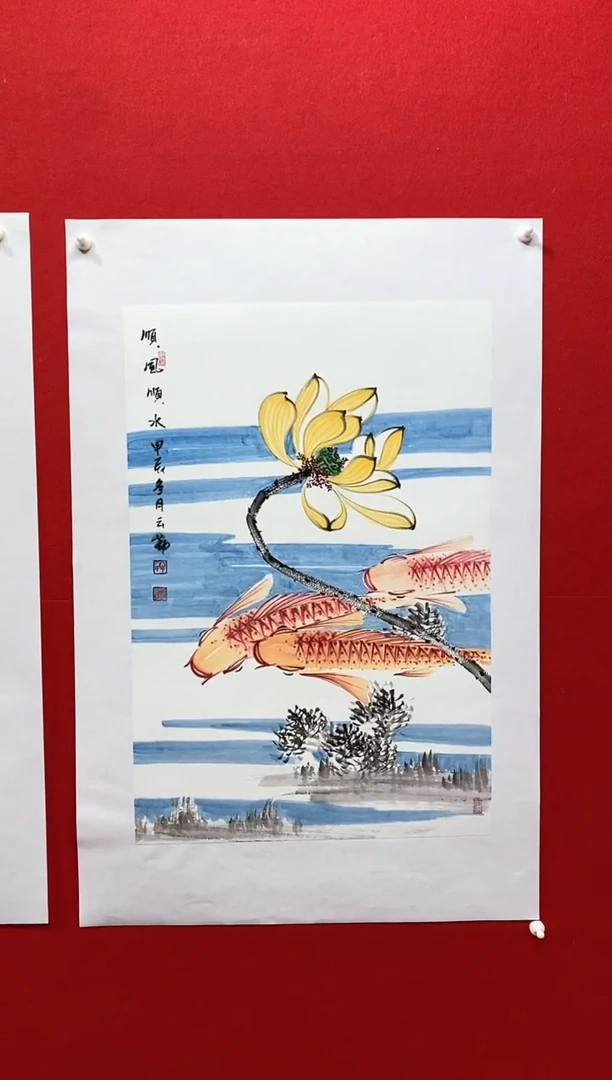 国画国画NYQ杰牛云勤老师作品