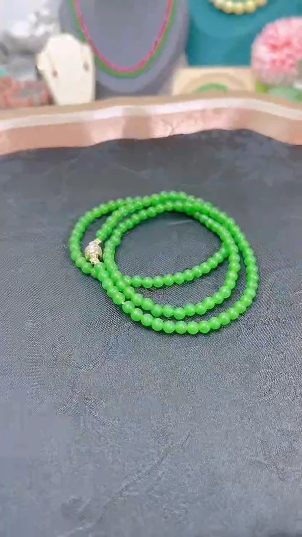 手链银S925镶嵌和田玉（碧玉）吸扣99