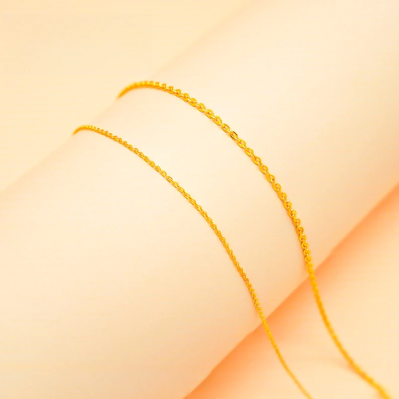 凤禧年黄金足金O字链精致时尚项链