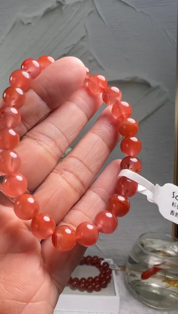 手串未镶嵌南红玛瑙南红玛瑙（默认微瑕）