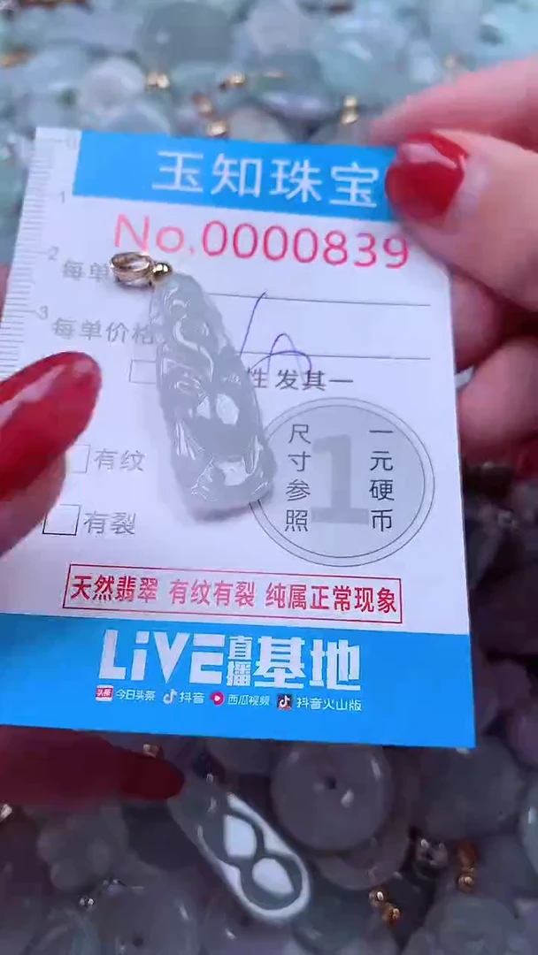 吊坠(不含链)未镶嵌翡翠839