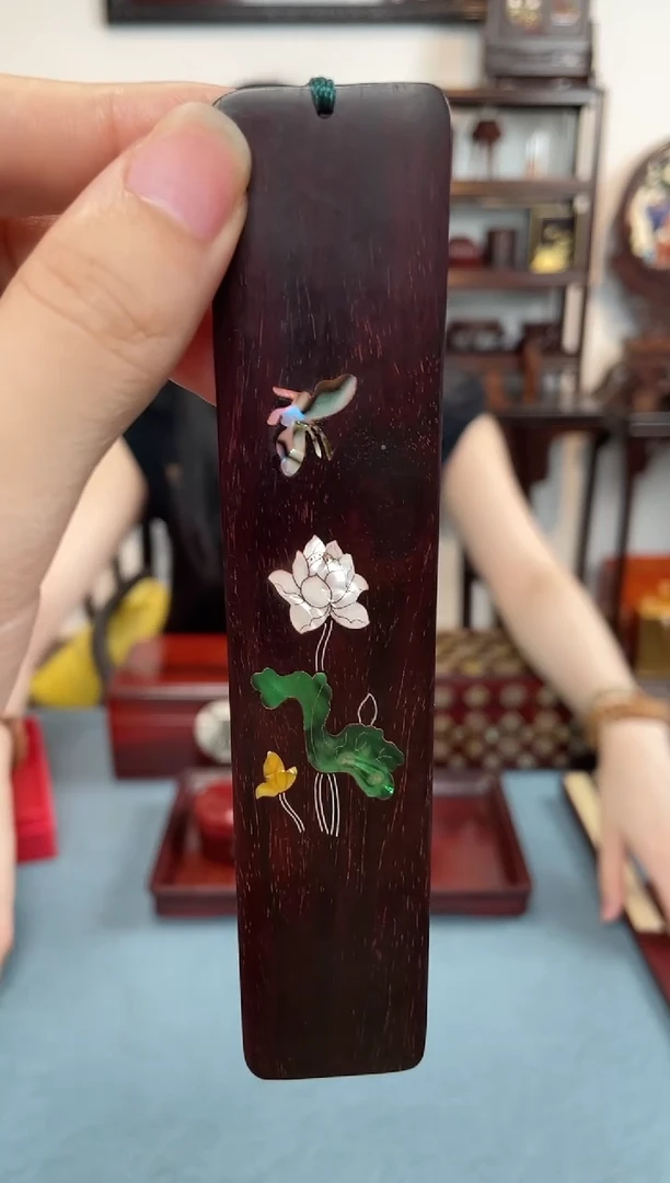 紫檀木类成套家具书签