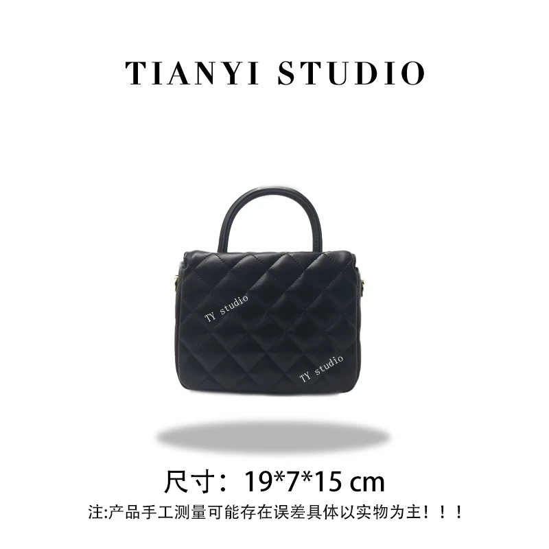【天一甄选】BF-66397-黑色 轻奢高级韩版单肩时尚简约女包