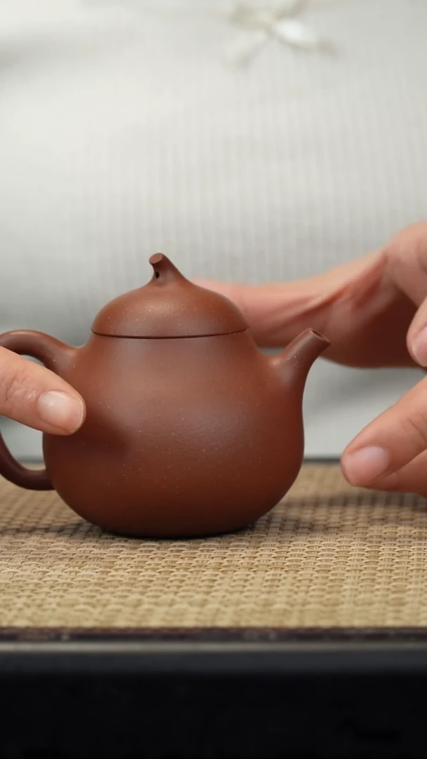 【闪购商品】紫砂茶壶底槽清茄瓜