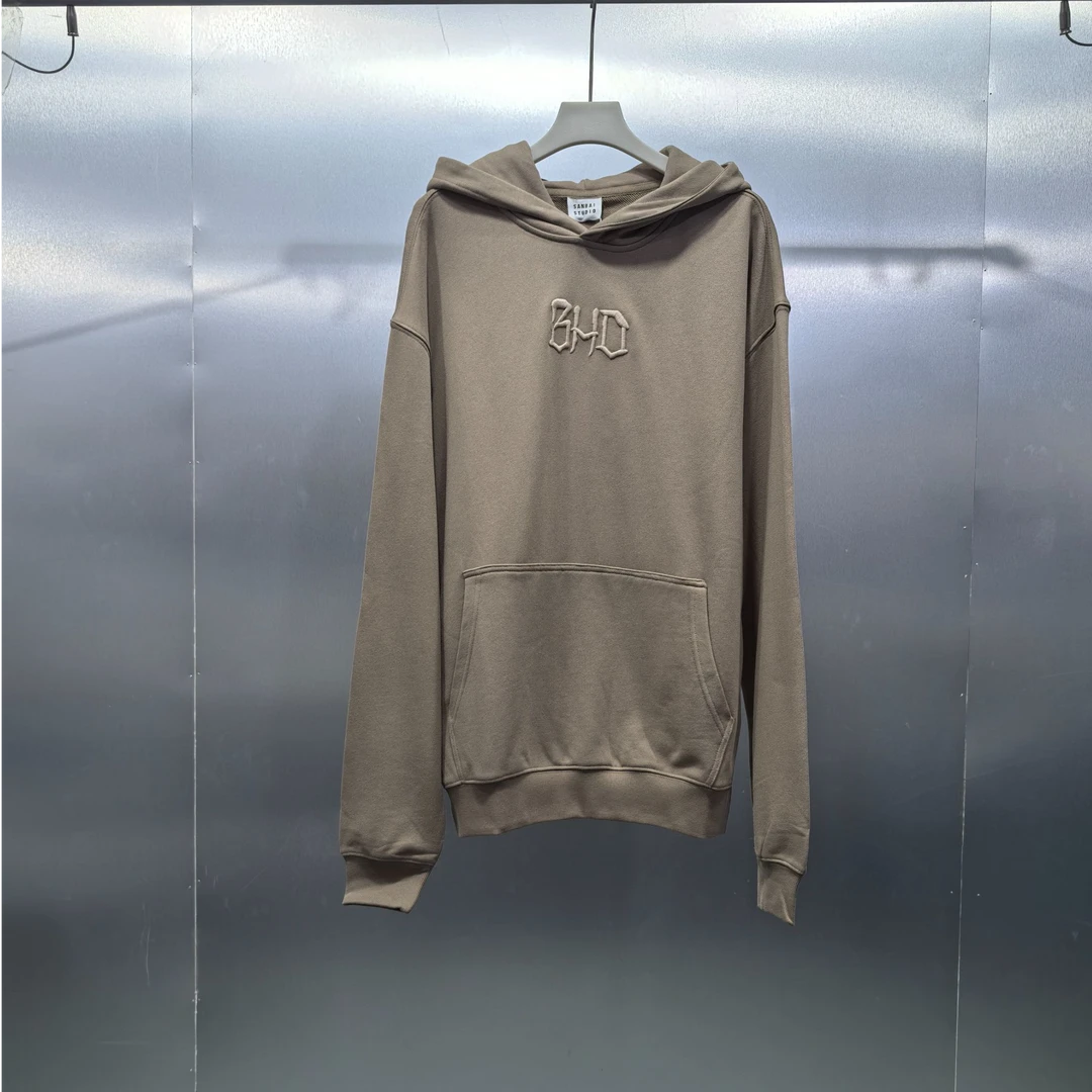 F04-41153-SAN春秋季正面立体字母印花连帽卫衣