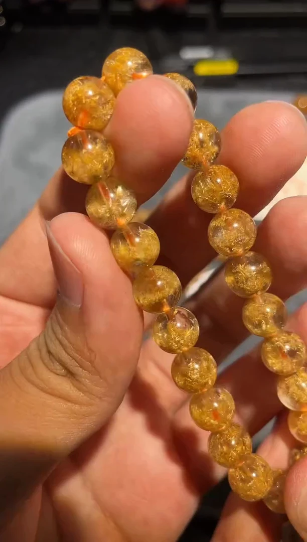 【闪购商品】水晶手链未镶嵌钛晶花单圈A8（多样性发其一）