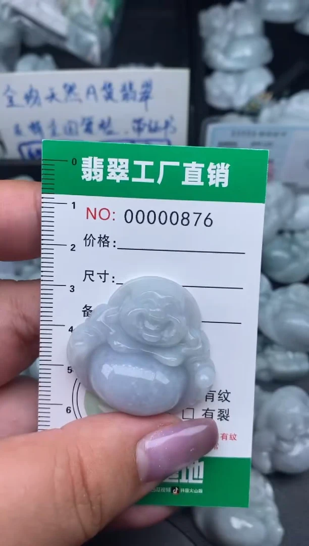 翡翠未镶嵌颈饰缅甸天然A货翡翠0876