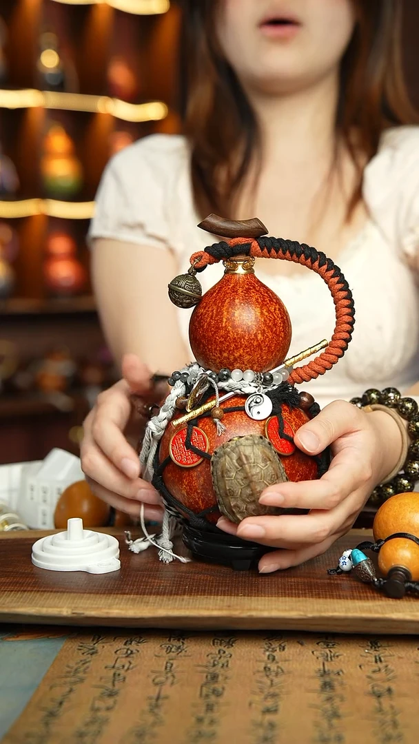 140号700ml左右非遗大漆酒葫芦