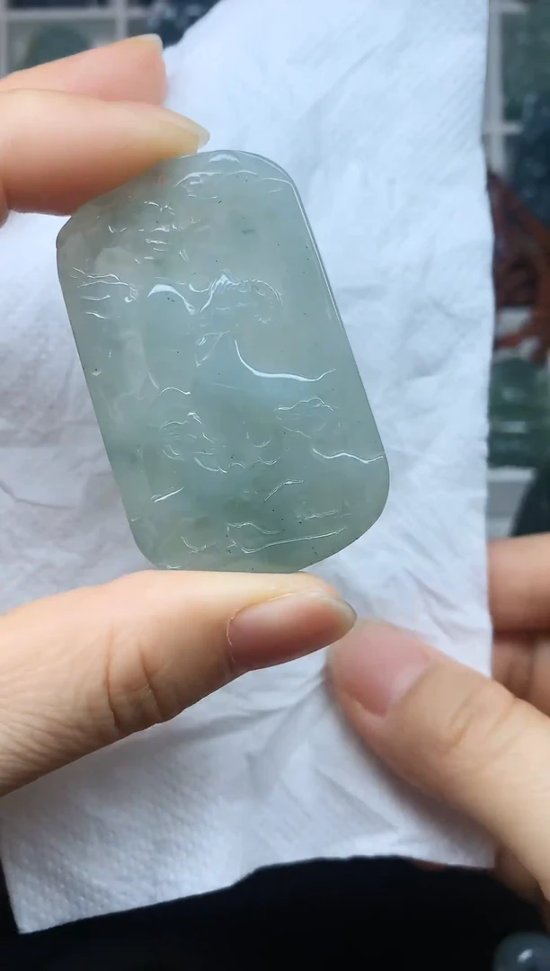 翡翠未镶嵌颈饰天然缅甸翡翠A货吊坠