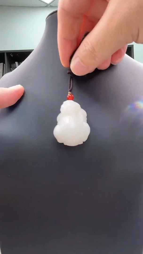 和田玉未镶嵌挂件和田玉貔貅