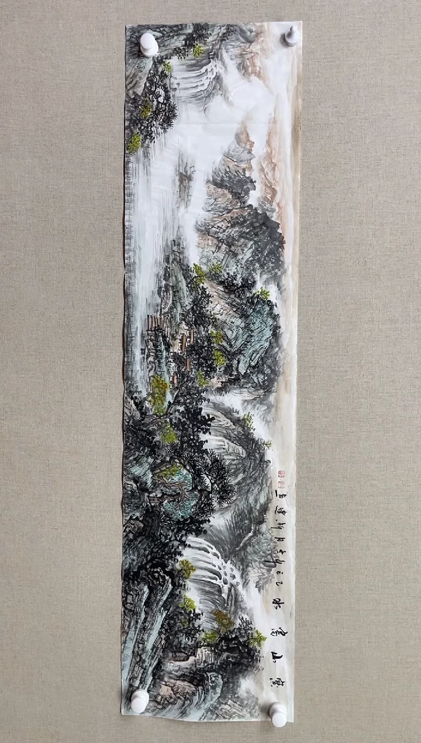 国画138*68 殷新建殷新建殷新建殷新建殷新建