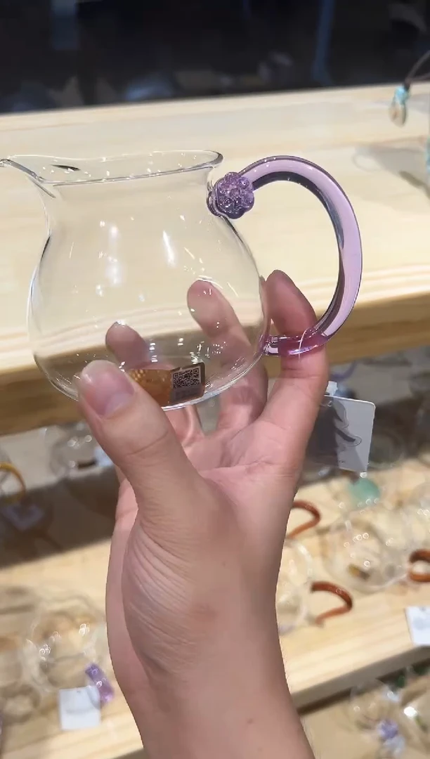 ?***美禾器-浮莲茶海-浅紫色