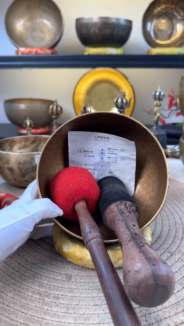 【闪购商品】15cm龙鳞颂钵 尼泊尔手工钵