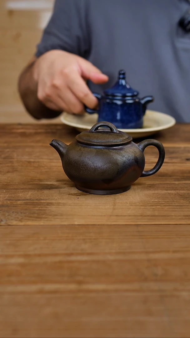 茶壶紫砂柴烧潘炉200cc